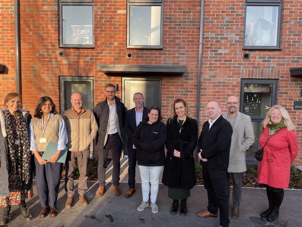 Climate Minister visits our new homes in Waverley